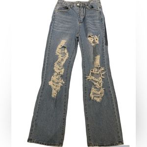 Shein XS distressed jeans